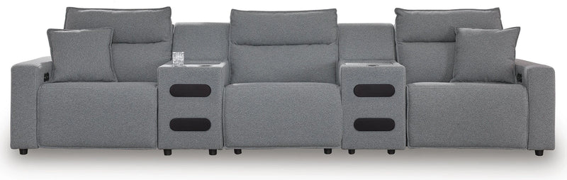 Modmax II Power Reclining Sectional with Audio Consoles