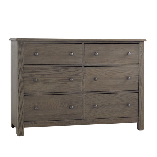 Vaughan Bassett Fundamentals 6 Drawer Dresser in Grey image