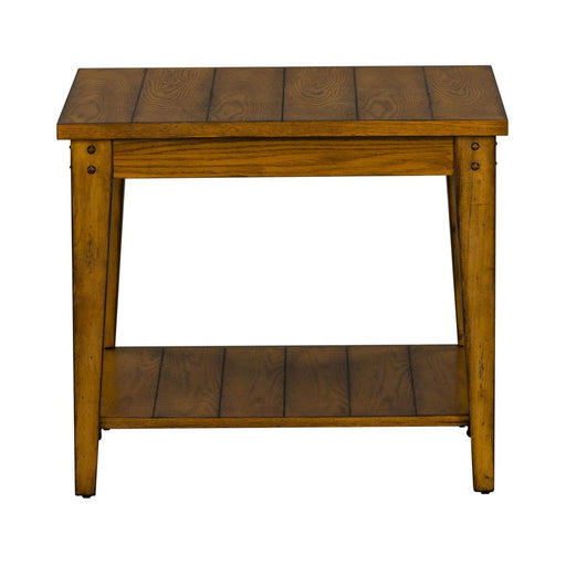 Liberty Furniture Lake House Square Lamp Table in Oak image