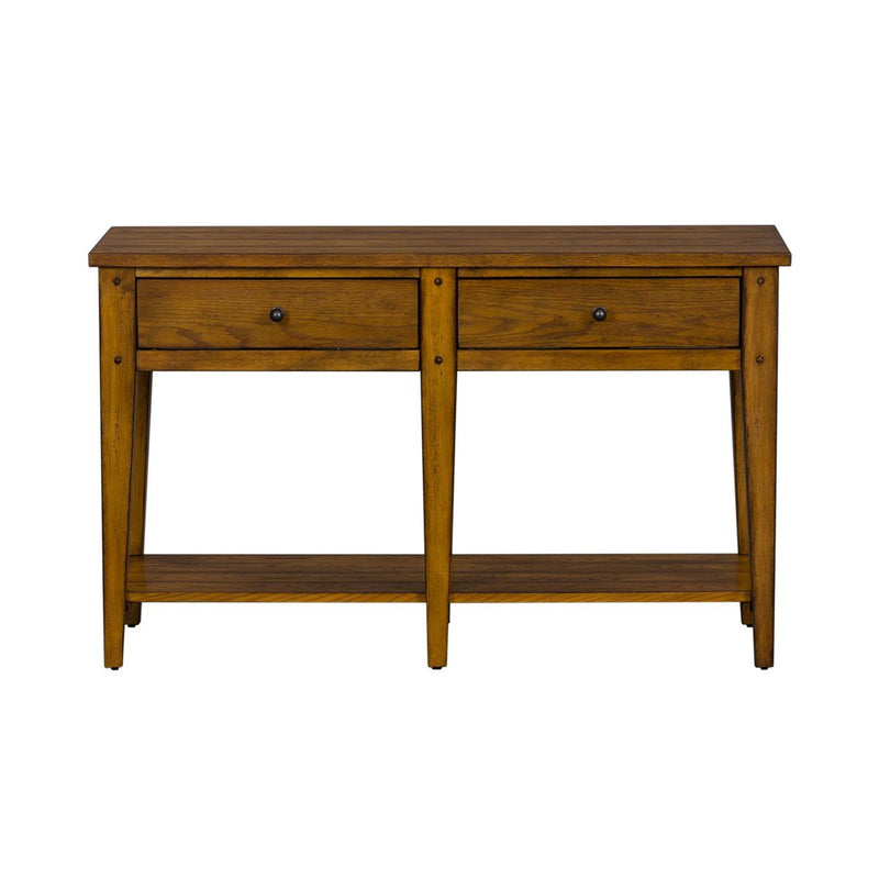 Liberty Furniture Lake House Sofa Table in Oak image