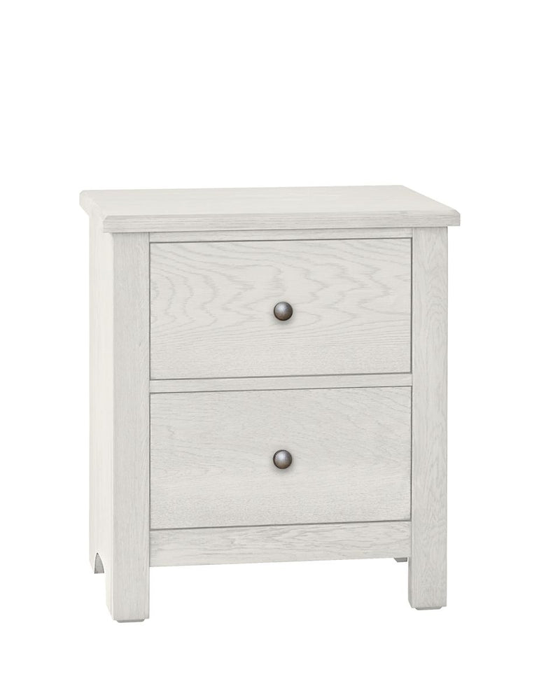 Vaughan Bassett Fundamentals 2 Drawer Nightstand in White image