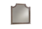 Vaughan-Bassett Maple Road Scalloped Mirror in Maple Syrup image
