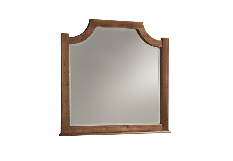 Vaughan-Bassett Maple Road Scalloped Mirror in Antique Amish image