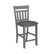 Liberty Furniture Newport Splat Back Counter Chair (Set of 2) in Smokey Grey image
