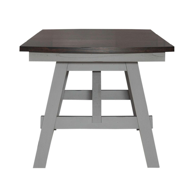 Liberty Furniture Newport Gathering Table in Smokey Grey