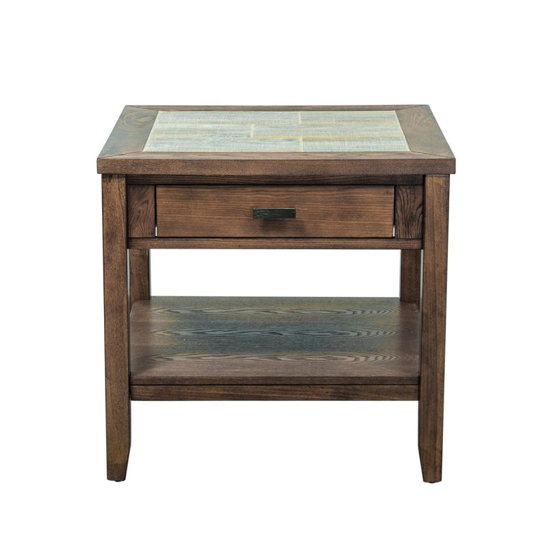 Liberty Furniture Mesa Valley End Table in Tobacco image
