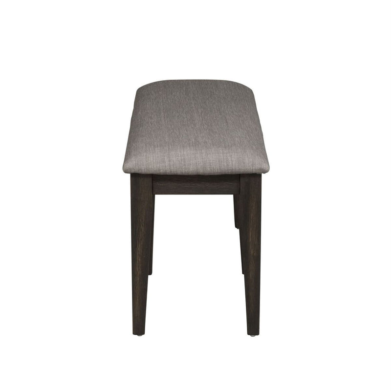 Liberty Furniture Double Bridge Bench (RTA) in Dark Chestnut