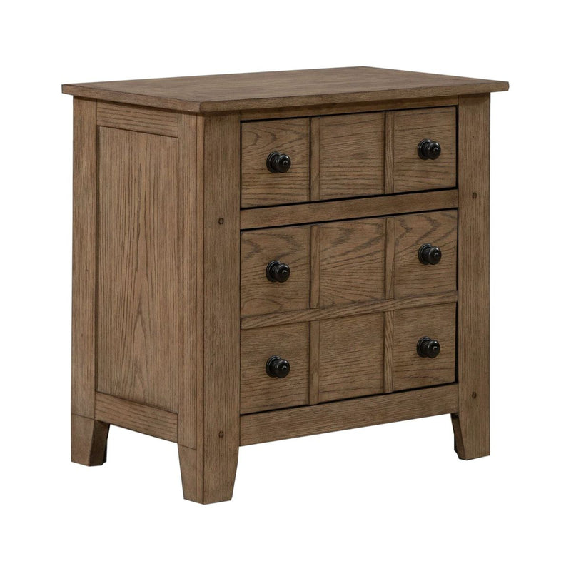 Liberty Furniture Grandpas Cabin Night Stand in Sandstone