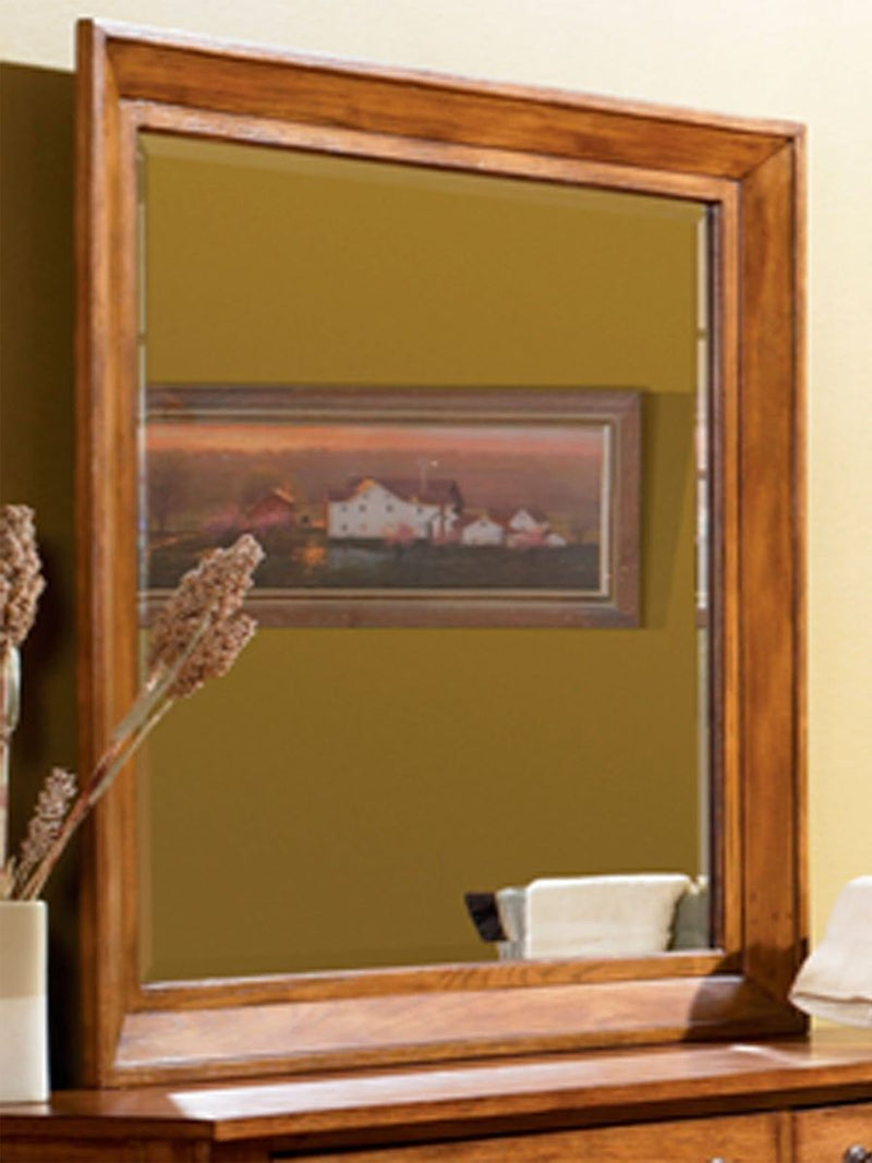 Liberty Furniture Grandpa's Cabin Mirror in Age Oak