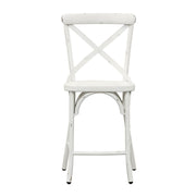 Liberty Furniture Vintage Series X Back Counter Chair in Antique White (Set of 2) image