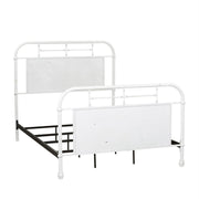 Liberty Furniture Vintage Series Twin Metal Bed in Antique White image