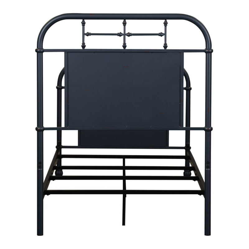 Liberty Furniture Vintage Series Twin Metal Bed in Navy
