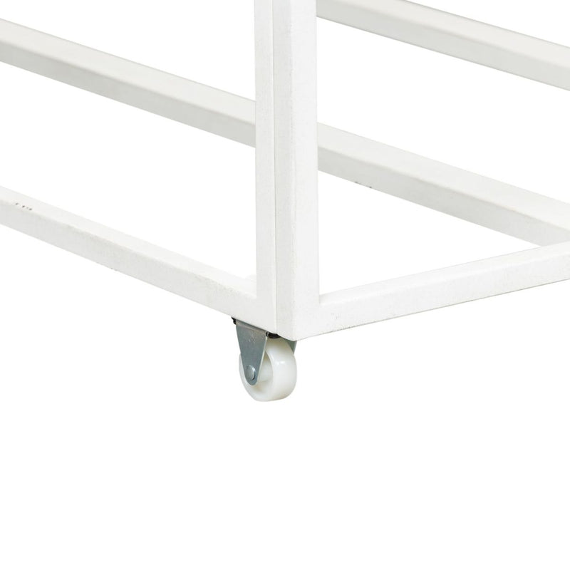 Liberty Furniture Vintage Series Twin Metal Trundle in Antique White