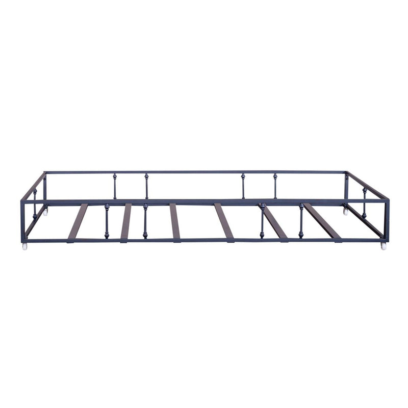 Liberty Furniture Vintage Series Twin Metal Trundle in Navy