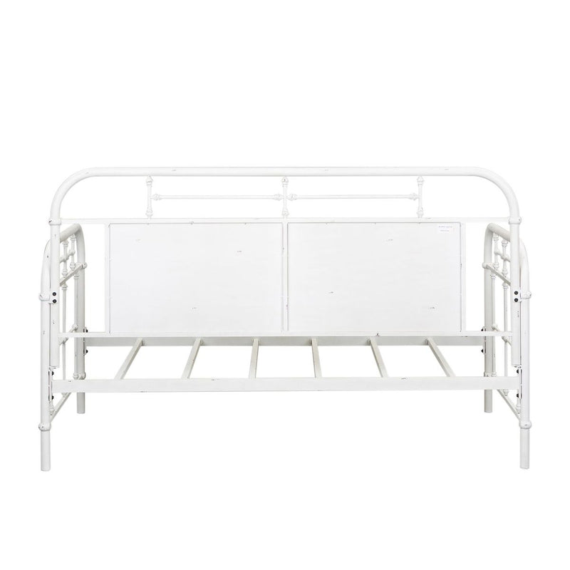 Liberty Furniture Vintage Series Twin Metal Bed in Antique White