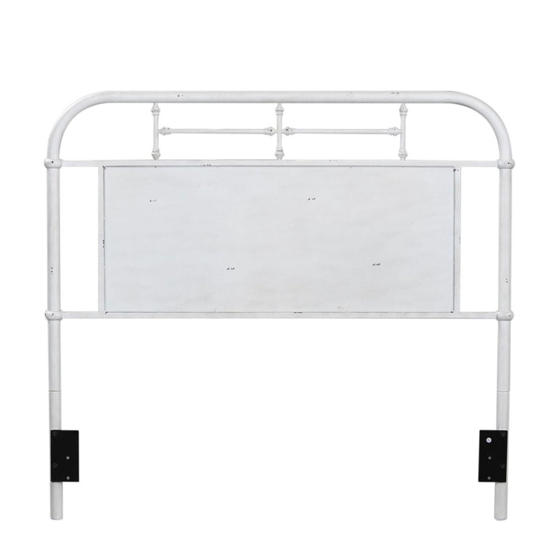 Liberty Furniture Vintage Series Queen Metal Headboard in Antique White image