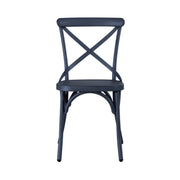 Liberty Furniture Vintage Series X Back Side Chair in Navy (Set of 2) image
