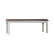 Liberty Furniture Brook Bay Uph Dining Bench in Textured White image