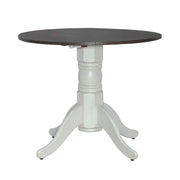Liberty Furniture Brook Bay Drop Leaf Table in Textured White image