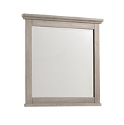 Vaughan-Bassett Joinery Landscape Mirror in Washed White Oak image