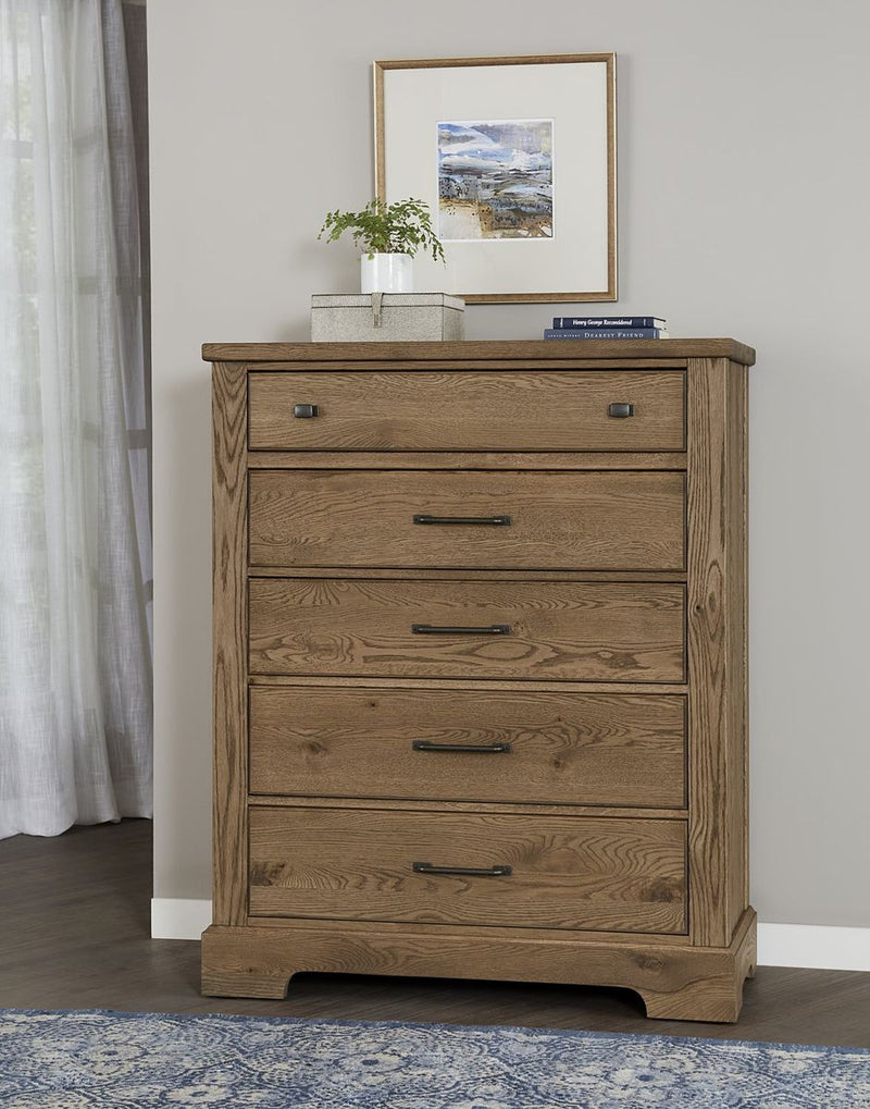 Vaughan Bassett Yosemite 5 Drawer Chest in Natural