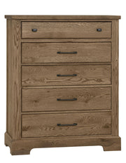 Vaughan Bassett Yosemite 5 Drawer Chest in Natural image