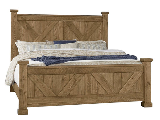 Vaughan Bassett Yosemite King Panel Bed in Natural image