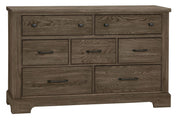 Vaughan Bassett Yosemite 7 Drawer Dresser in Smoke image