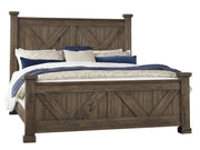 Vaughan Bassett Yosemite Queen Panel Bed in Smoke image