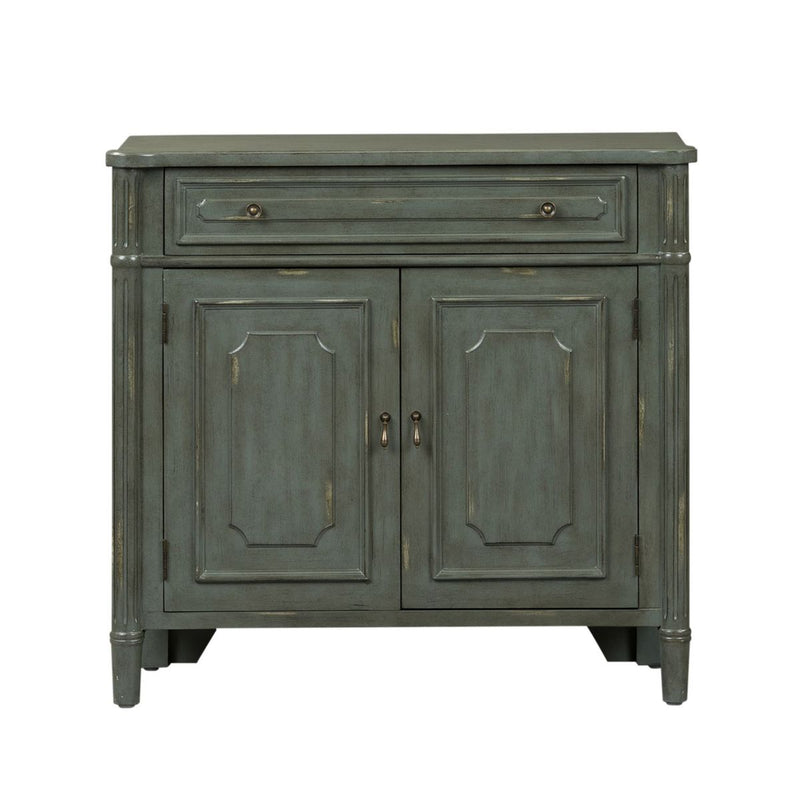 Liberty Furniture Madison Park 1 Drawer 2 Door Accent Cabinet in Gray image