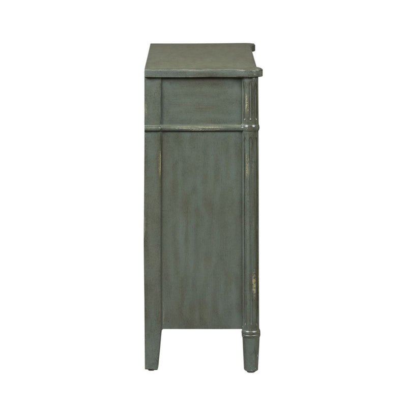 Liberty Furniture Madison Park 1 Drawer 2 Door Accent Cabinet in Gray