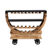 Liberty Furniture Danley Accent Bar Trolley in Weathered Brown image