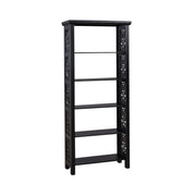 Liberty Furniture Trellis Lane Accent Bookcase in Black EST SHIP TIME APPX 4 WEEKS image