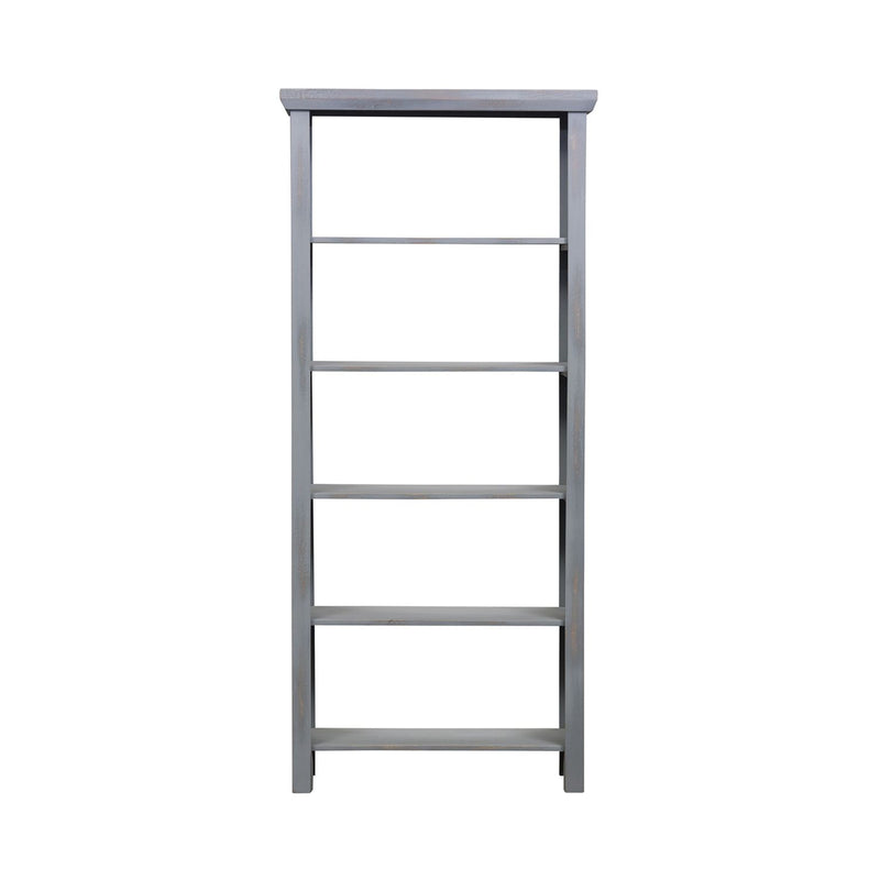 Liberty Furniture Trellis Lane Accent Bookcase in Grey EST SHIP TIME APPX 4 WEEKS