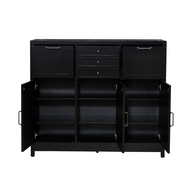 Liberty Furniture Capeside Cottage Buffet in Royal Black