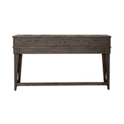 Liberty Furniture Arrowcreek Console Bar Table in Weathered Stone image