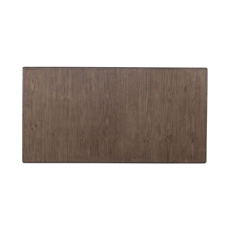 Liberty Furniture River Place Trestle Table in Riverstone Gray & Tobacco