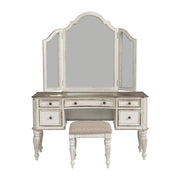 Liberty Magnolia Manor 3 Piece Vanity Set in Antique White 244-BR-VN image