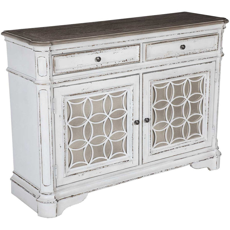 Liberty Furniture Magnolia Manor Buffet in Antique White image