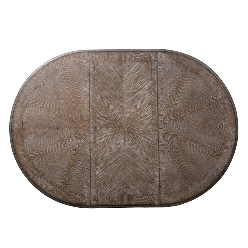 Liberty Furniture Magnolia Manor Round/Oval Pedestal Table in Antique White