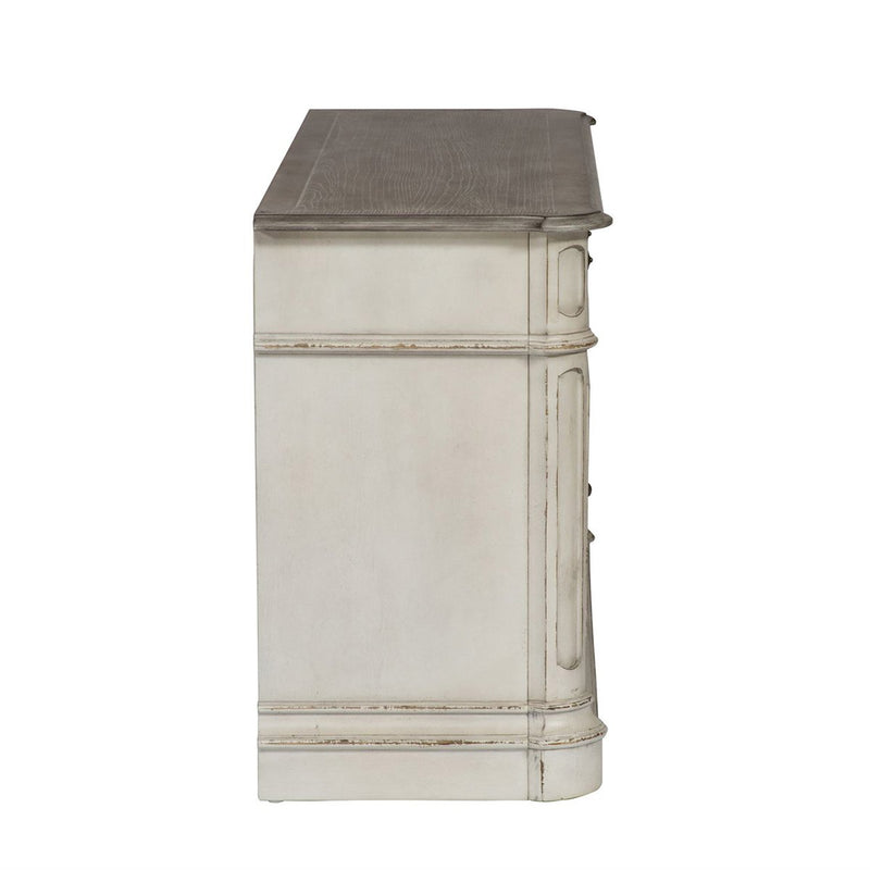 Liberty Magnolia Manor Credenza in Antique White