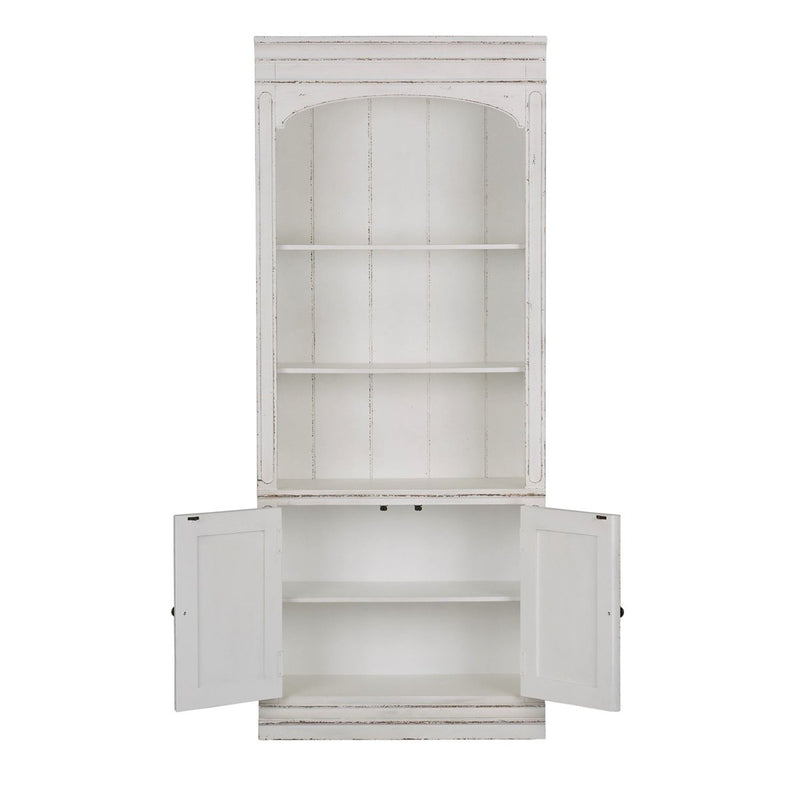 Liberty Magnolia Manor Bunching Bookcase in Antique White