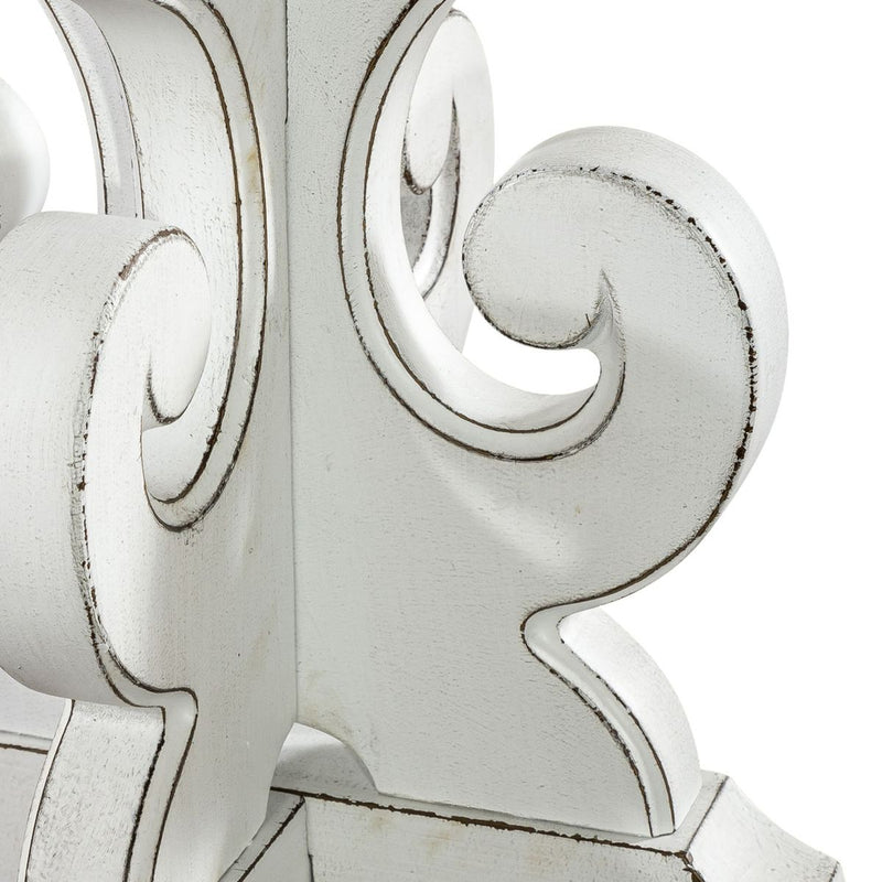 Liberty Magnolia Manor Round End Table in Antique White