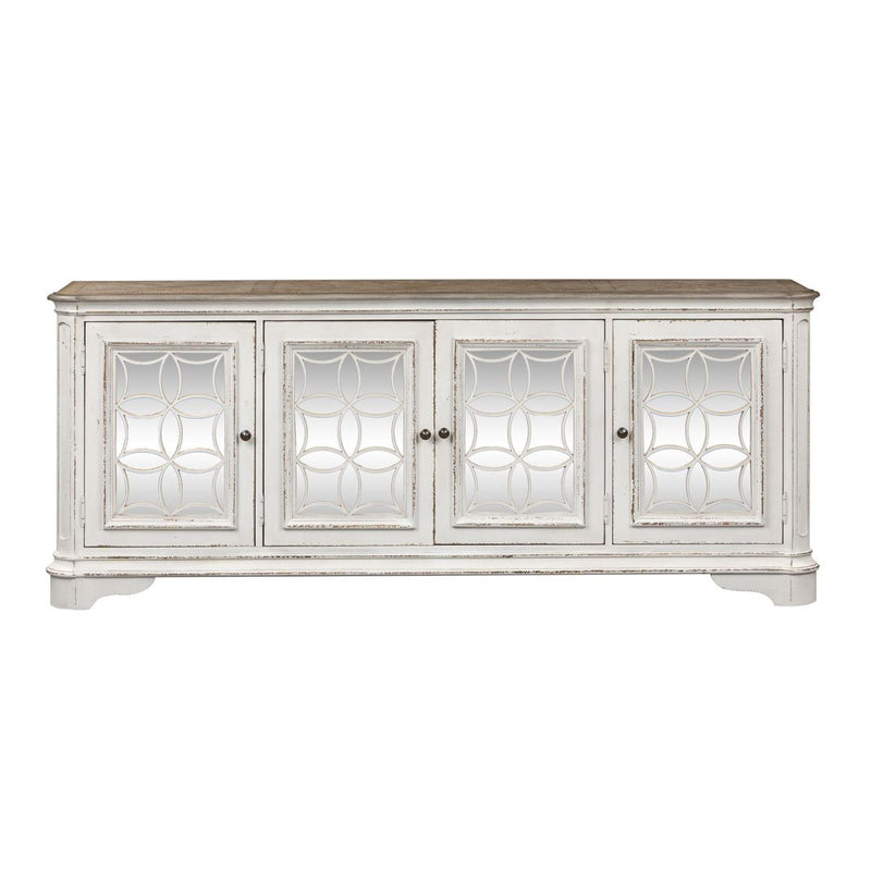 Liberty Magnolia Manor Entertainment TV Stand in Antique White