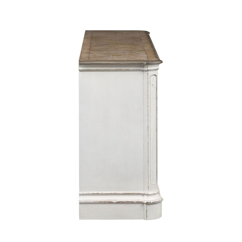 Liberty Magnolia Manor Entertainment TV Stand in Antique White