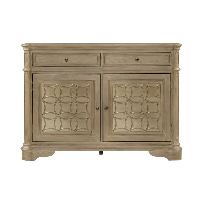 Liberty Furniture Magnolia Manor Buffet in Weathered Bisque