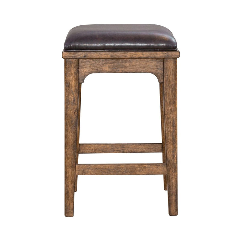 Liberty Furniture Ashford Upholstered Console Stool in Sienna