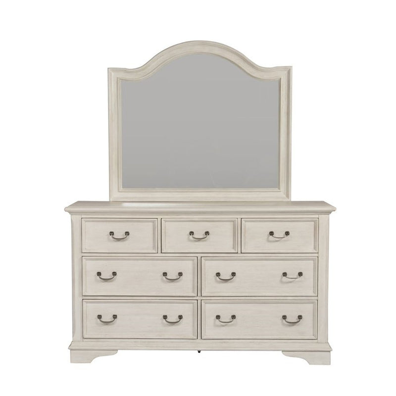 Liberty Funiture Bayside Drawer Dresser in Antique White