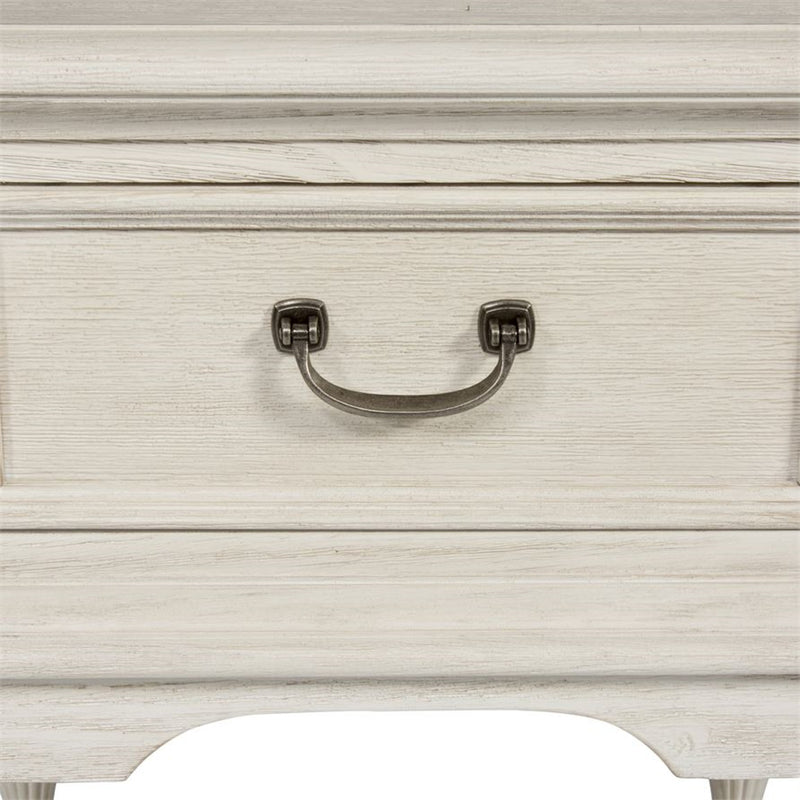 Liberty Funiture Bayside Leg Nightstand in Antique White