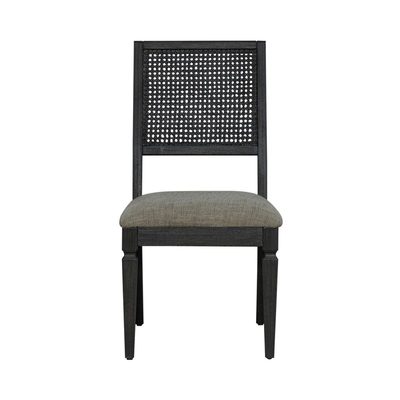 Liberty Furniture Caruso Heights Panel Back Side Chair (Set of 2) in Aged Whiskey